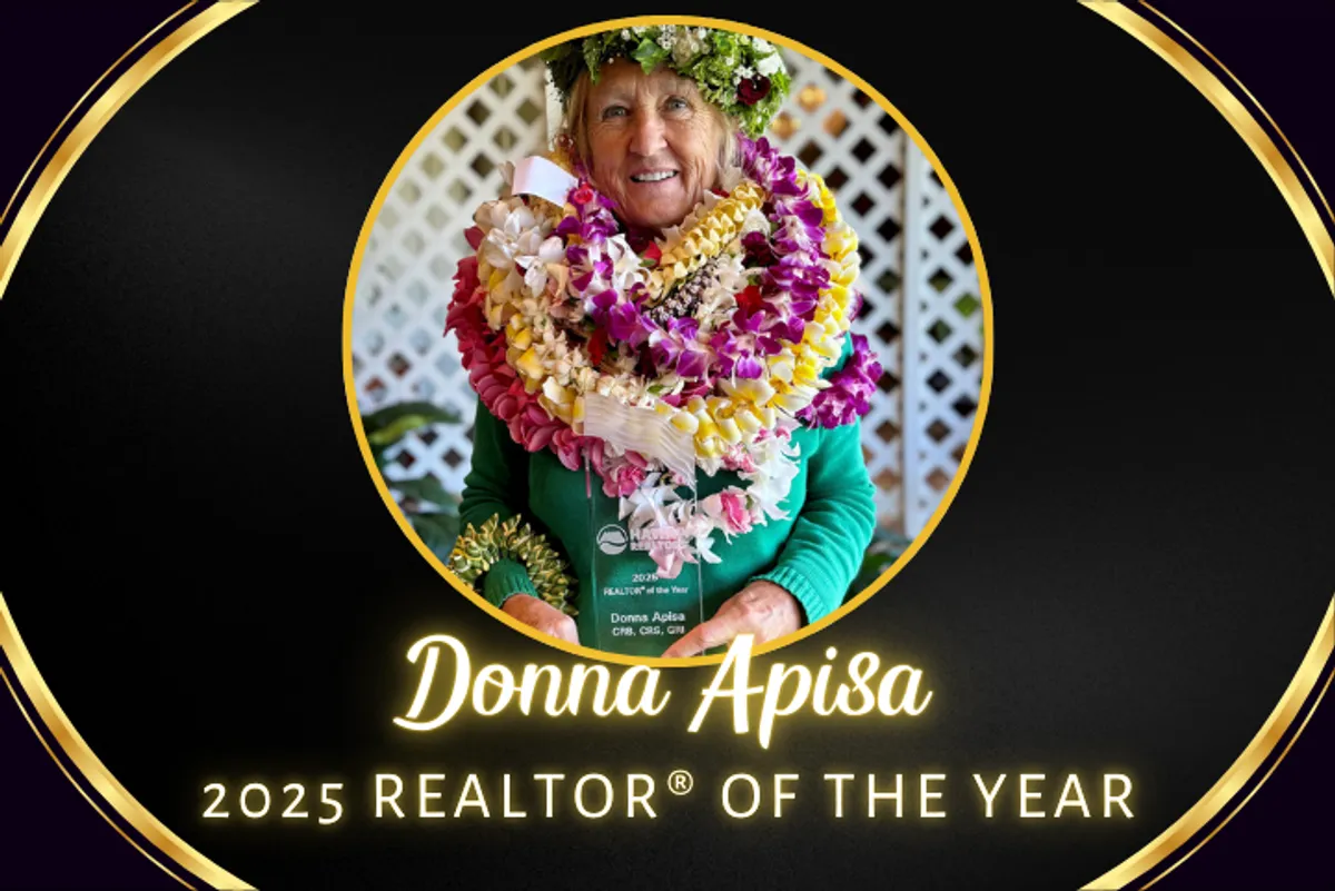 Donna Apisa Named 2025 Hawai‘i REALTOR® of the Year